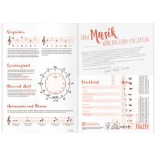 Häfft Notenheft "Noten & Musik" DIN A4 hoch 32 Blatt