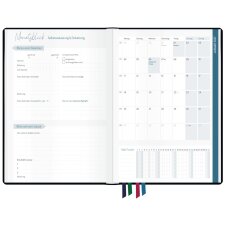 Häfft Lehrer-Planer "Black Edition" DIN A5+ 2026/2027