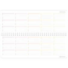 Häfft Schuljahres-Tischkalender "Rainbow" 2026/2027