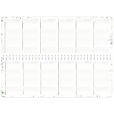 Häfft Schuljahres-Tischkalender "Blattgold" 2026/2027