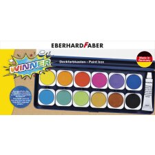 EBERHARD FABER Deckfarbkasten WINNER 12 Farben