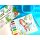 WEDO Malbuch BUNTE WELT inkl. Farben & Pinsel 3er Set