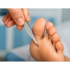 FIRST AID ONLY Feilchen-Splitterpinzette 144 mm silber