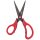 WEDO Bastelschere Gripy left spitz 145 mm rot für Linkshänder