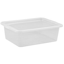 plast team Aufbewahrungsbox BASIC BOX Bettbox 30,0 Liter