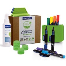magnetoplan Whiteboard Essentials Kit grün