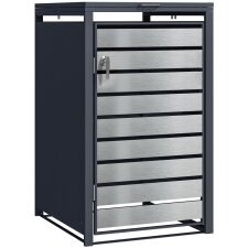 phoenix Mülltonnenbox GB1168ASK Silberoptik 1-türig