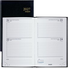brepols Tageskalender SATURNUS 0.221 2027 schwarz