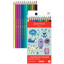 CARAN DACHE Buntstifte SWISSCOLOR KAWAII Candy 12er Set