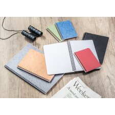 Clairefontaine Spiralbuch NOMADDICT DIN A4+ schwarz