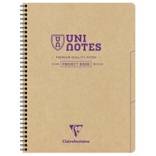 Clairefontaine Spiralbuch UNI NOTES DIN A4+ kariert