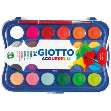 GIOTTO Deckfarbkasten 12 Farben inkl. Pinsel