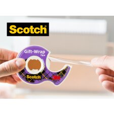 Scotch Geschenk-Klebefilm GiftWrap im Handabroller Promo