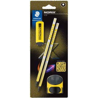 STAEDTLER Schreibset NORIX 4-teilig gelb