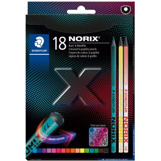 STAEDTLER Buntstift NORIX 18er Kartonetui PROMO