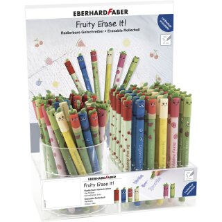 EBERHARD FABER Gelschreiber Fruity Erase it! 72er Display