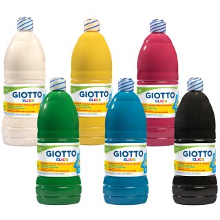 GIOTTO Gouachefarbe ELIOS 1.000 ml farbig sortiert