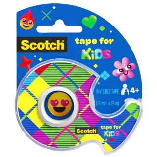Scotch Klebefilm Kids 19 mm x 15 m unsichtbar matt