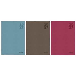 herlitz Buchkalender Timer 2027 A5 farbig sortiert