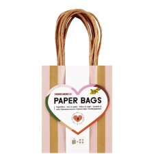 folia Papier-Tragetaschen "STRIPES AMORE"...