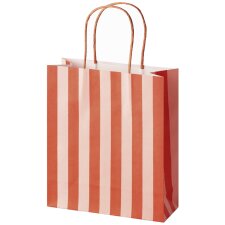 folia Papier-Tragetaschen "STRIPES AMORE" Größe: S