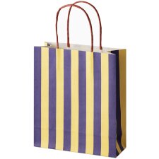 folia Papier-Tragetaschen "STRIPES CLASSIC" Größe: S