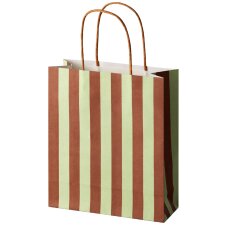 folia Papier-Tragetaschen "STRIPES AMORE" Größe: M