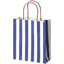 folia Papier-Tragetaschen "STRIPES CLASSIC" Größe: M