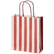 folia Papier-Tragetaschen "STRIPES CLASSIC" Größe: M