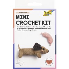 folia Mini-Häkelset "SAUSAGE DOG"