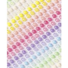 folia Kunstoffperlen-Mix PASTEL Jumbobox 500 g