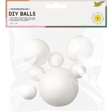 folia Styropor-Kugel-Set Größen sortiert...