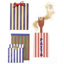 folia Flachbeutel Flat Paper Bags Stripes...