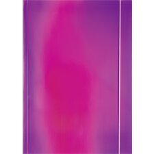 folia Zeichnungsmappe "Irisierend" Karton DIN A3 pink
