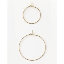 folia DIY Creolen gold Größen sortiert 12...