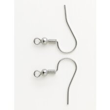 folia DIY Ohrringhaken 20 x 18 mm silber