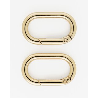 folia Karabinerhaken L 41 x 25 mm gold
