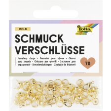 folia Schmuckverschluss-Set 70-teilig silber