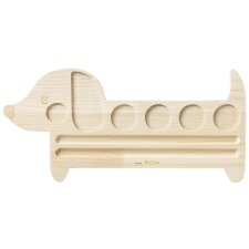 folia Perlenbrett SAUSAGE DOG Kiefernholz
