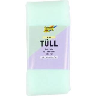 folia Tüll-Stoff 500 mm x 3 m mint