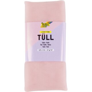 folia Tüll-Stoff 500 mm x 3 m rosa