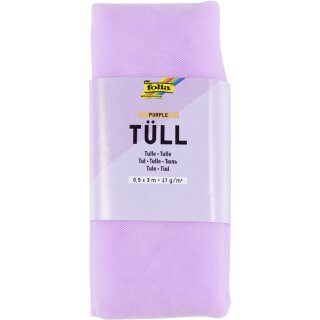 folia Tüll-Stoff 500 mm x 3 m lila