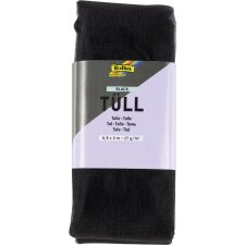 folia Tüll-Stoff 500 mm x 3 m schwarz