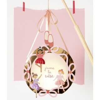 folia DIY Laternen-Bastelset Tiny Dancers metallic-roségold
