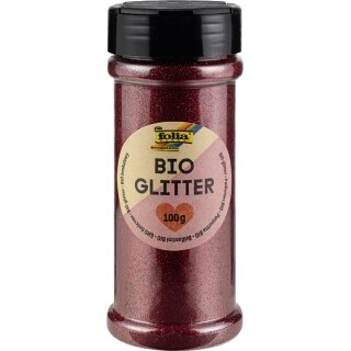 folia BIO Glitter 100 g rot
