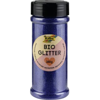 folia BIO Glitter 100 g blau