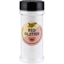 folia BIO Glitter 100 g irsisierend weiß
