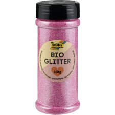 folia BIO Glitter 100 g irsisierend pink