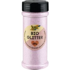 folia BIO Glitter 100 g irsisierend rosa