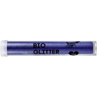 folia BIO Glitter Röhrchen 10 g blau